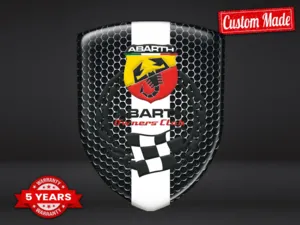Fiat Abarth Adesivi Lunotto Eleganti Alta Qualità Regolabili